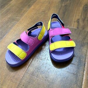 Native Kids Color block Velcro Strap Sandals Size Children’s 9